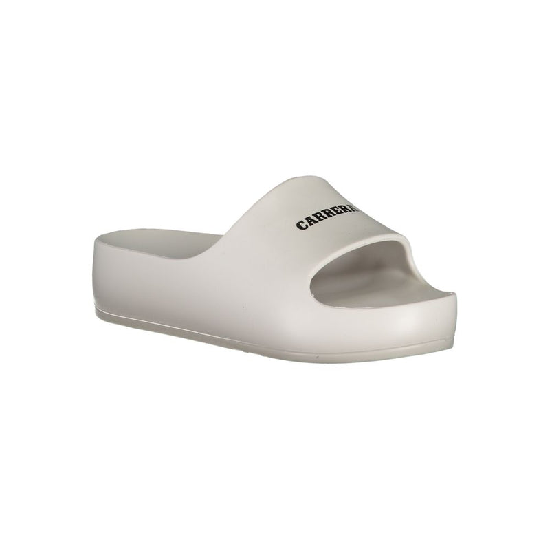 Carrera Bianco Poliuretano Women Slipper - Chic Platform Sandals