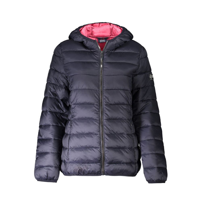 Norway 1963 Black Polyamide Women's Jacket with Hood