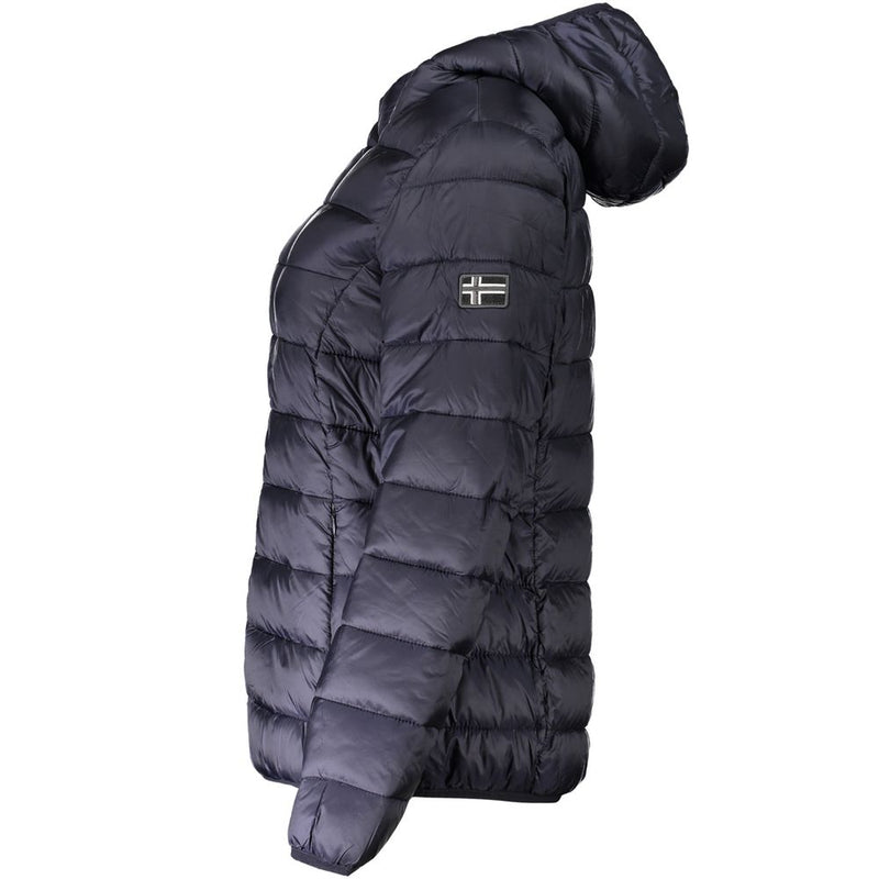 Norway 1963 Black Polyamide Women's Jacket with Hood
