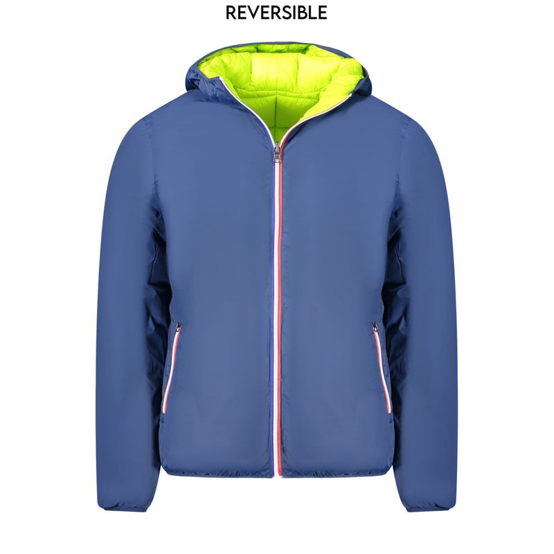 Norway 1963 Blue Polyamide Men Jacket - Reversible & Stylish