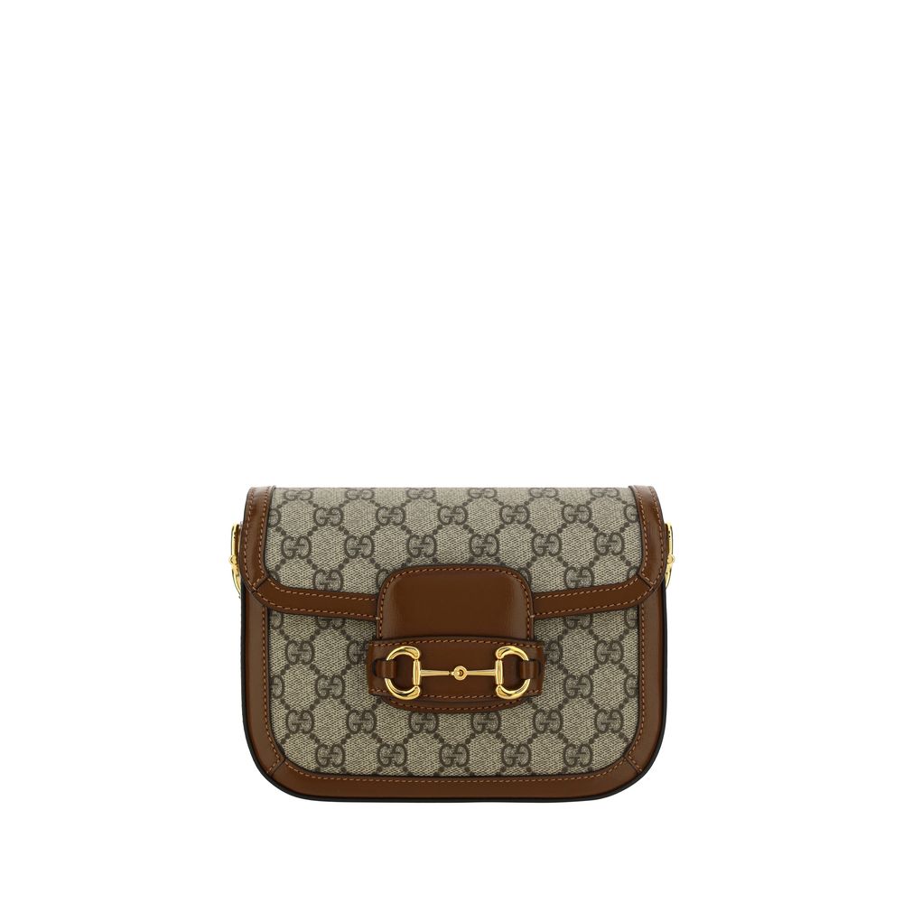 Gucci 1955 Mini Horsebit Brown Handbag
