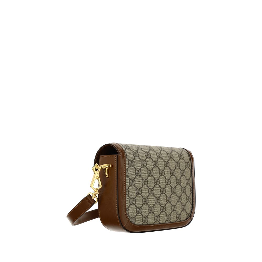 Gucci 1955 Mini Horsebit Brown Handbag