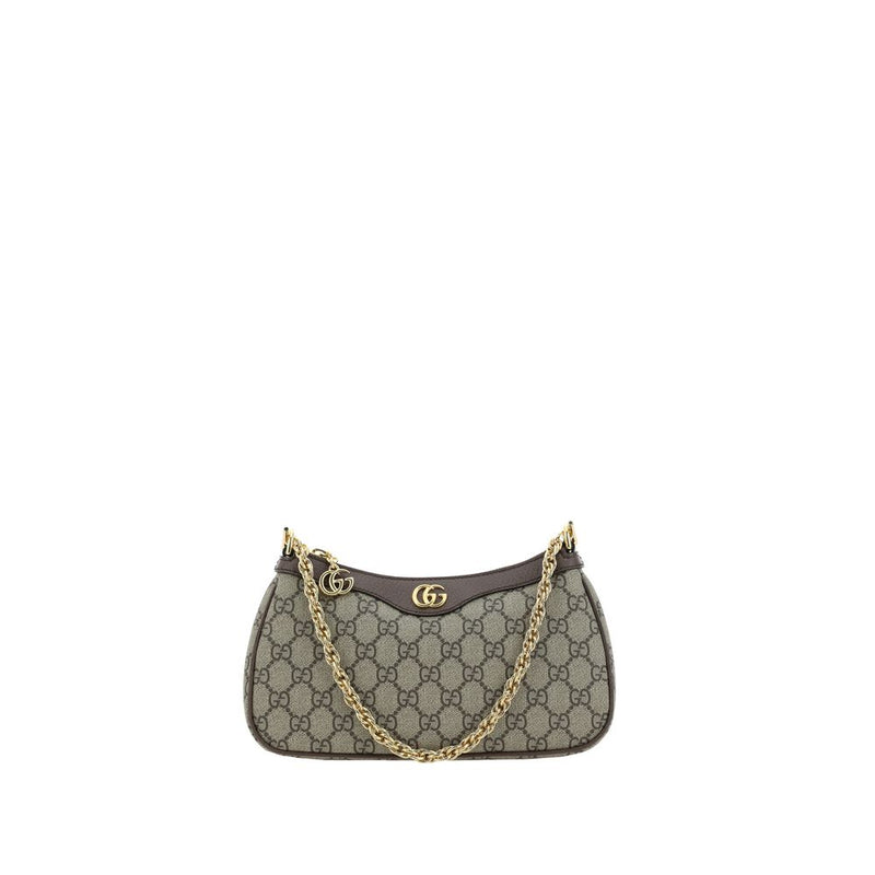 Gucci Ophidia Brown Polyethylene Shoulder Bag