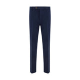 Brunello Cucinelli Blue Cotton Casual Pants for Men