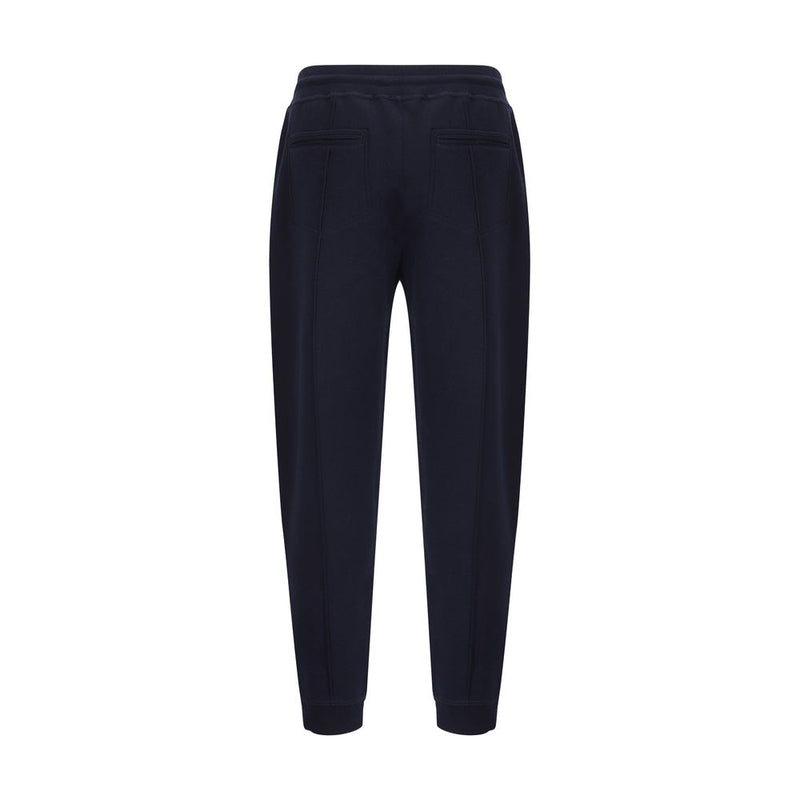 Brunello Cucinelli Blue Cotton Joggers - Refined Comfort