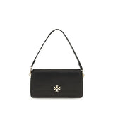 Tory Burch Black Calf Leather Bos Taurus Shoulder Bag