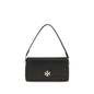 Tory Burch Black Calf Leather Bos Taurus Shoulder Bag