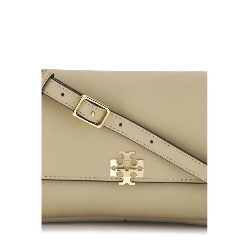 Tory Burch Beige Calf Leather Bos Taurus Shoulder Bag
