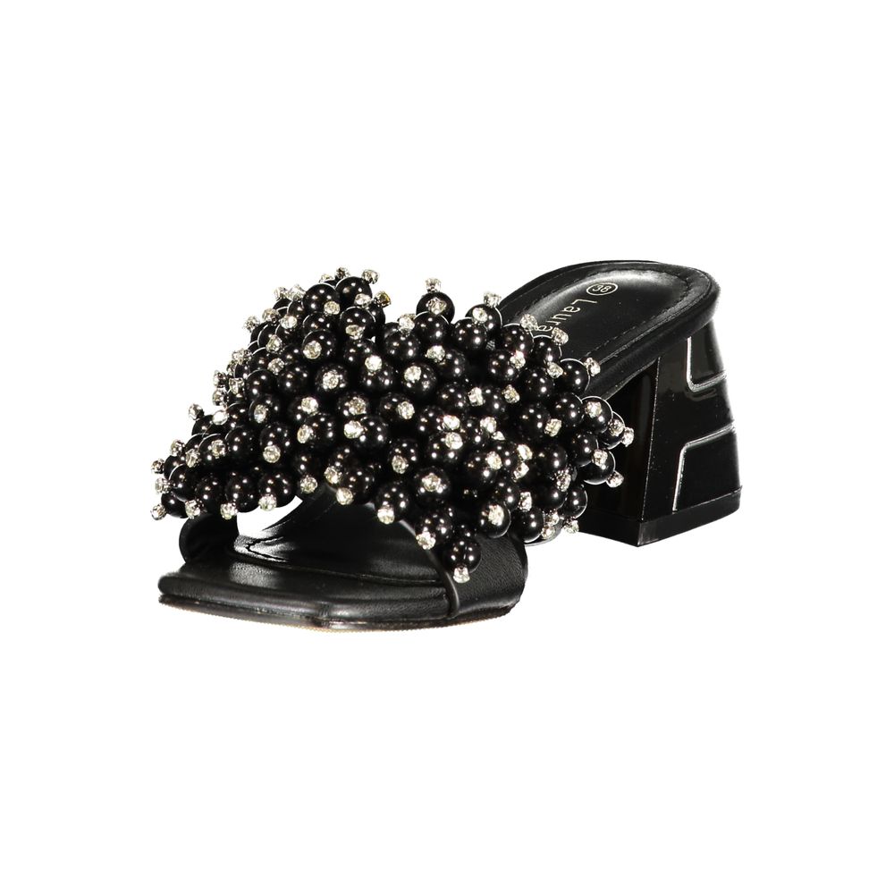 Sandales Femme Laura Biagiotti en Polyuréthane Noir