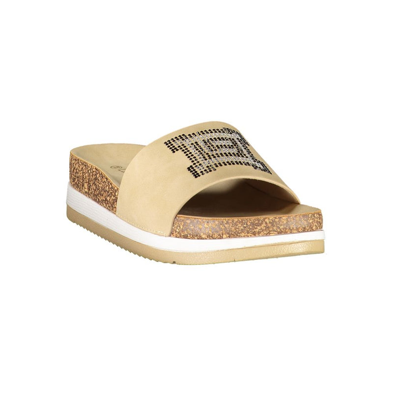 Chausson Femme Laura Biagiotti en Polyuréthane Beige