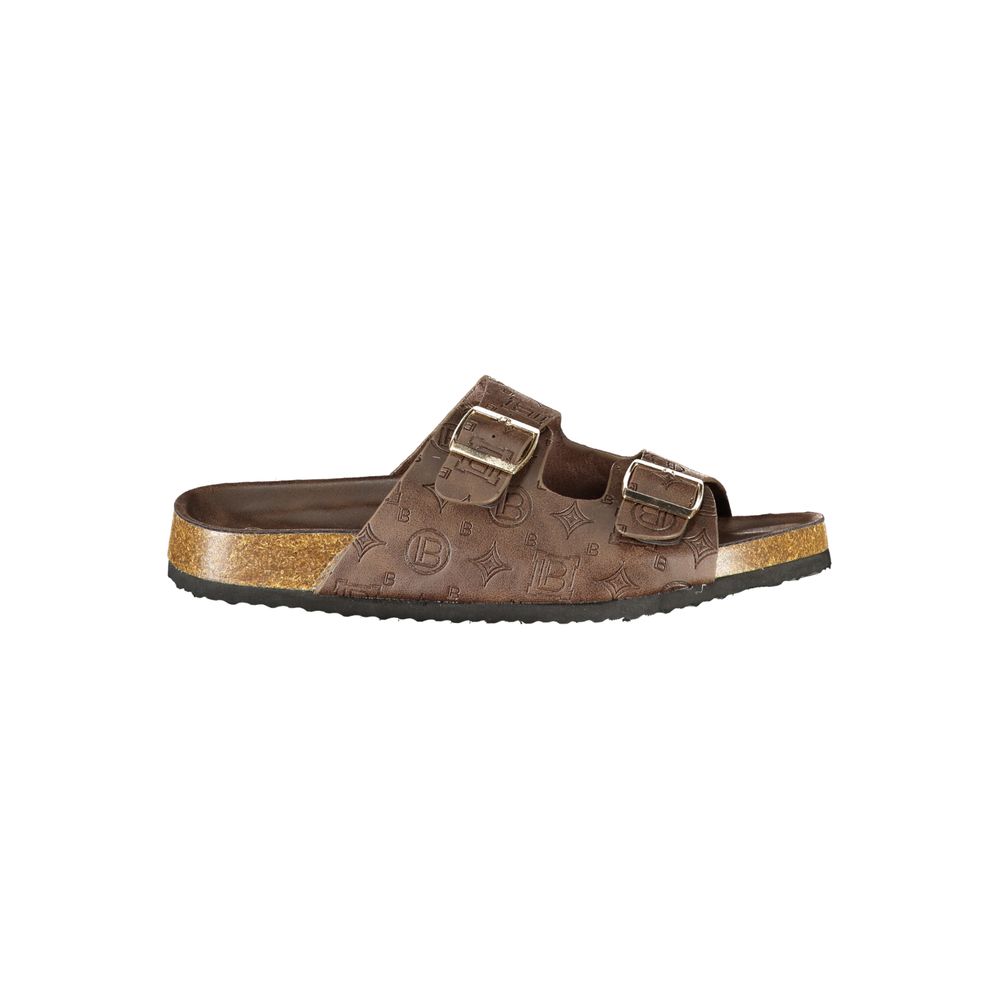Sandales Femme Laura Biagiotti en Polyuréthane Marron
