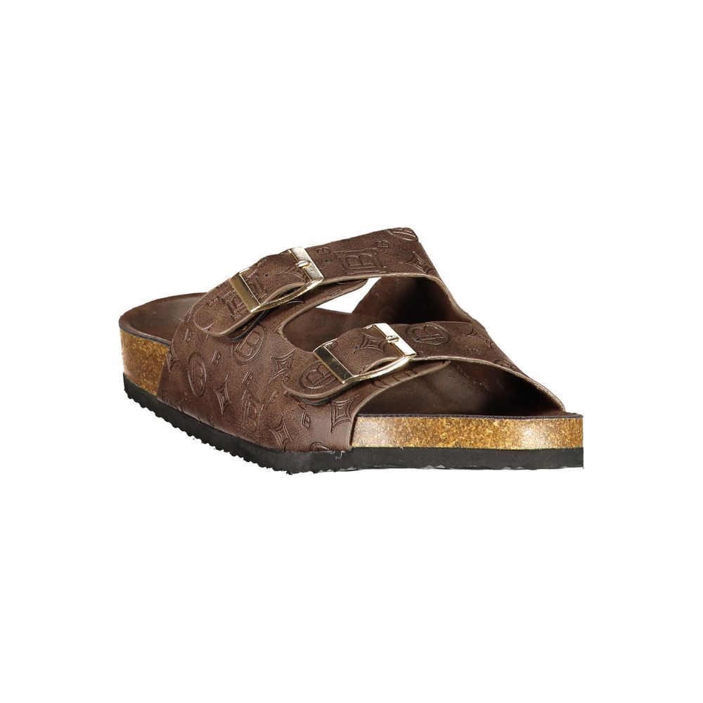 Sandales Femme Laura Biagiotti en Polyuréthane Marron