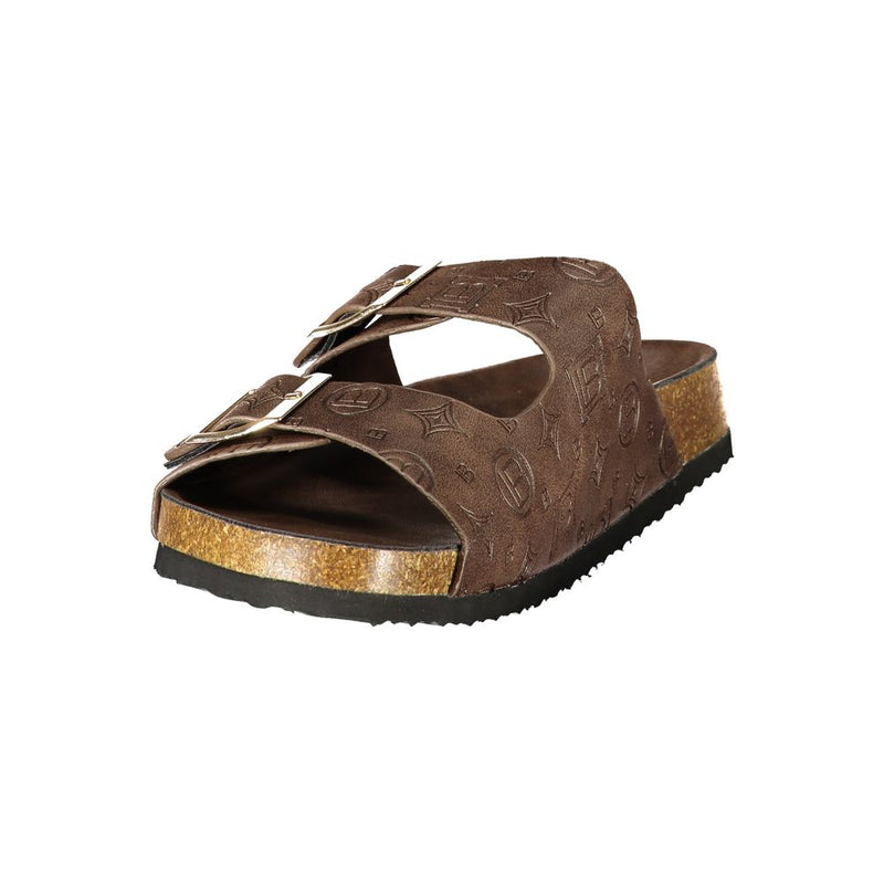 Sandales Femme Laura Biagiotti en Polyuréthane Marron