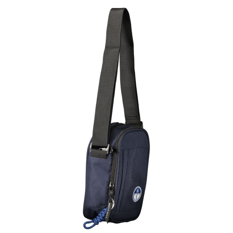 North Sails Blue Polyester Shoulder Bag - Stylish & Functional