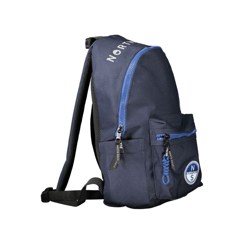North Sails Blue Polyester Backpack - Durable & Stylish
