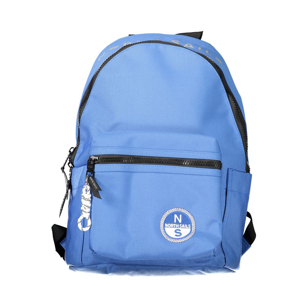 North Sails Blue Polyester Backpack - Stylish & Functional