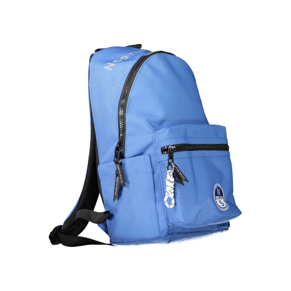 North Sails Blue Polyester Backpack - Stylish & Functional