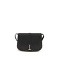 Tom Ford Black Calf Leather Bos Taurus Shoulder Bag