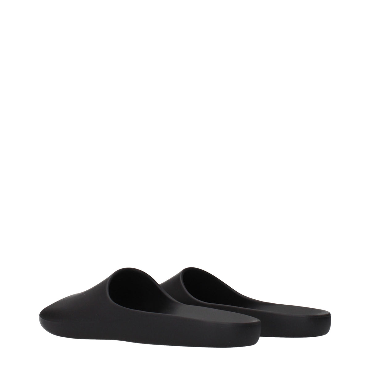 The Row Black Cotton Slippers for Women