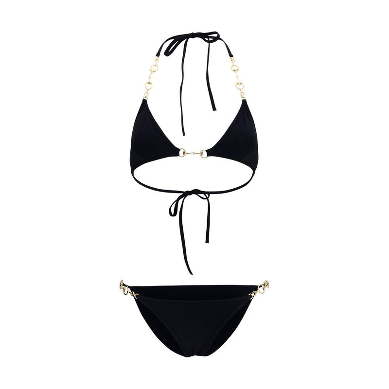 Bas de bikini Gucci noir en polyamide