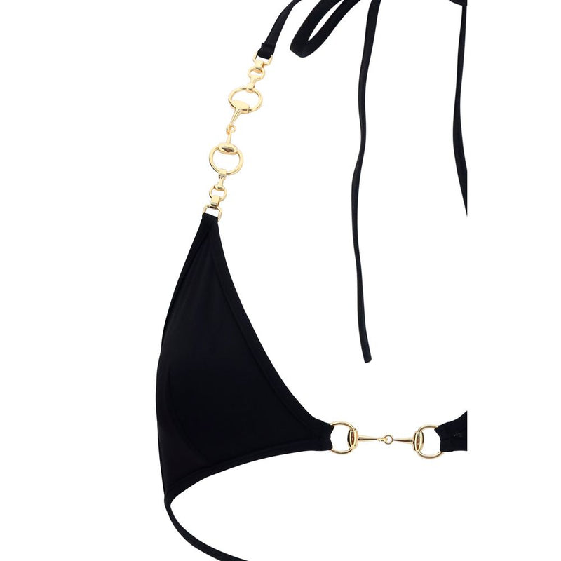 Bas de bikini Gucci noir en polyamide