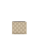 Gucci Beige Fabric Wallet - Essence Classic Bi-Fold