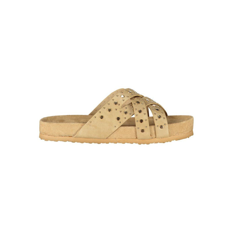 Sandales Femme Laura Biagiotti en Polyuréthane Beige