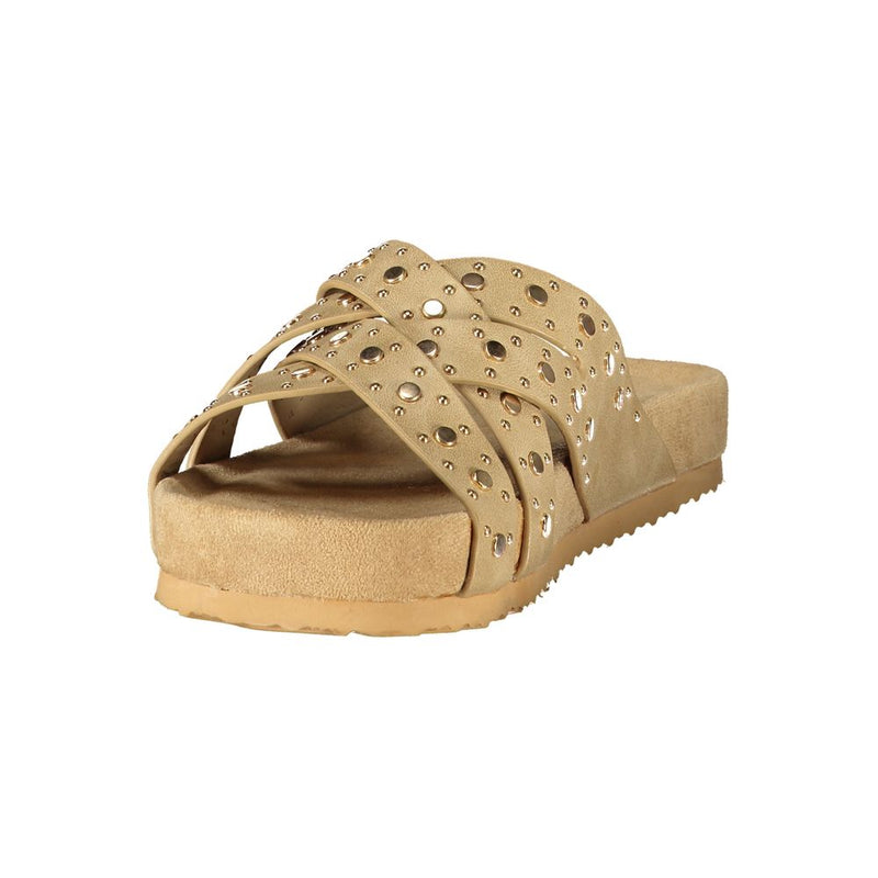 Sandales Femme Laura Biagiotti en Polyuréthane Beige