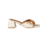 Laura Biagiotti Sandales Femme en Polyuréthane Beige