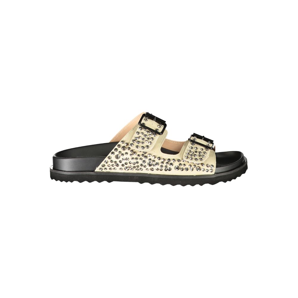 Laura Biagiotti Beige Polyurethane Women's Slipper - Stylish Comfort