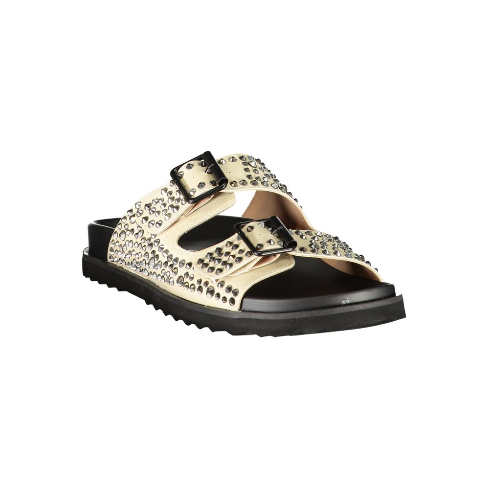 Laura Biagiotti Beige Polyurethane Women's Slipper - Stylish Comfort