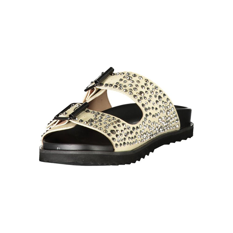 Laura Biagiotti Beige Polyurethane Women's Slipper - Stylish Comfort