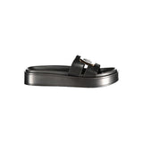 Laura Biagiotti Nero Polyurethane Women's Sandal - Élégance et Confort