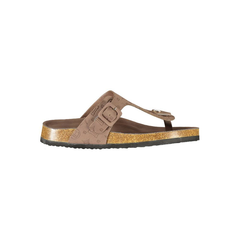 Sandales Femme Laura Biagiotti en Polyuréthane Marron