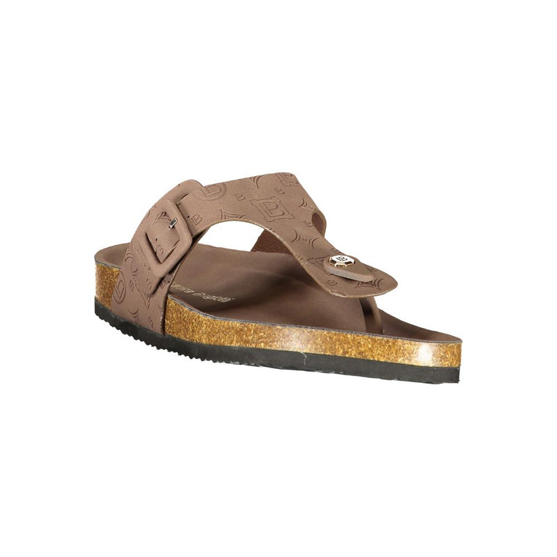 Sandales Femme Laura Biagiotti en Polyuréthane Marron