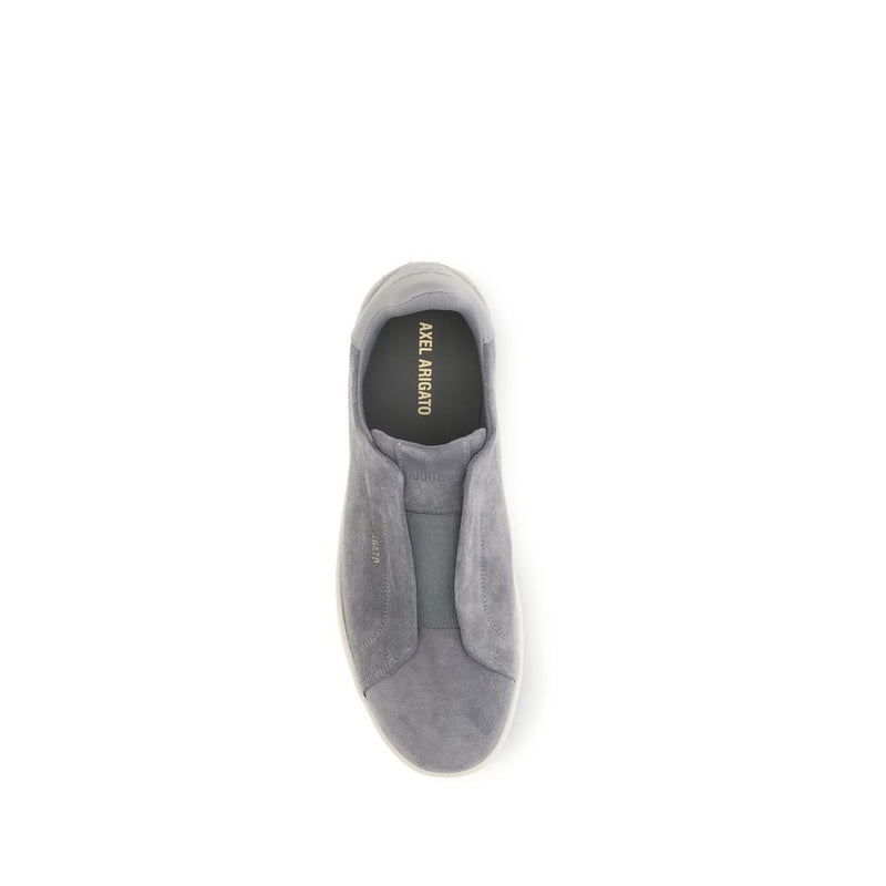 Axel Arigato Gray Calf Leather Bos Taurus Low Top Sneakers