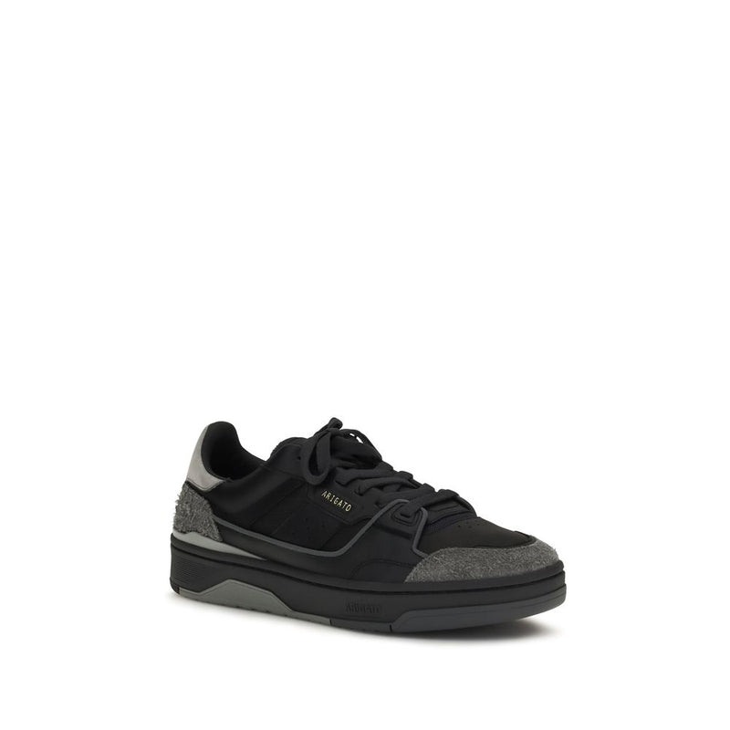 Axel Arigato Black Calf Leather Bos Taurus Low Top Sneakers