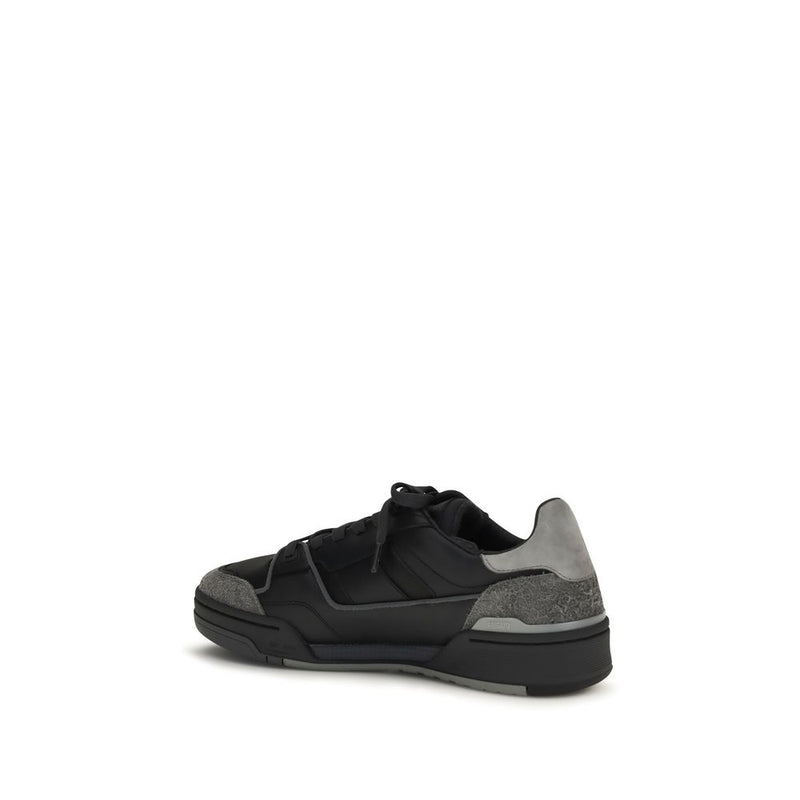 Axel Arigato Black Calf Leather Bos Taurus Low Top Sneakers
