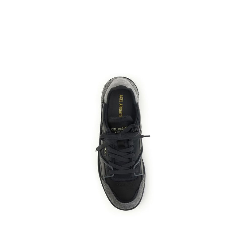 Axel Arigato Black Calf Leather Bos Taurus Low Top Sneakers