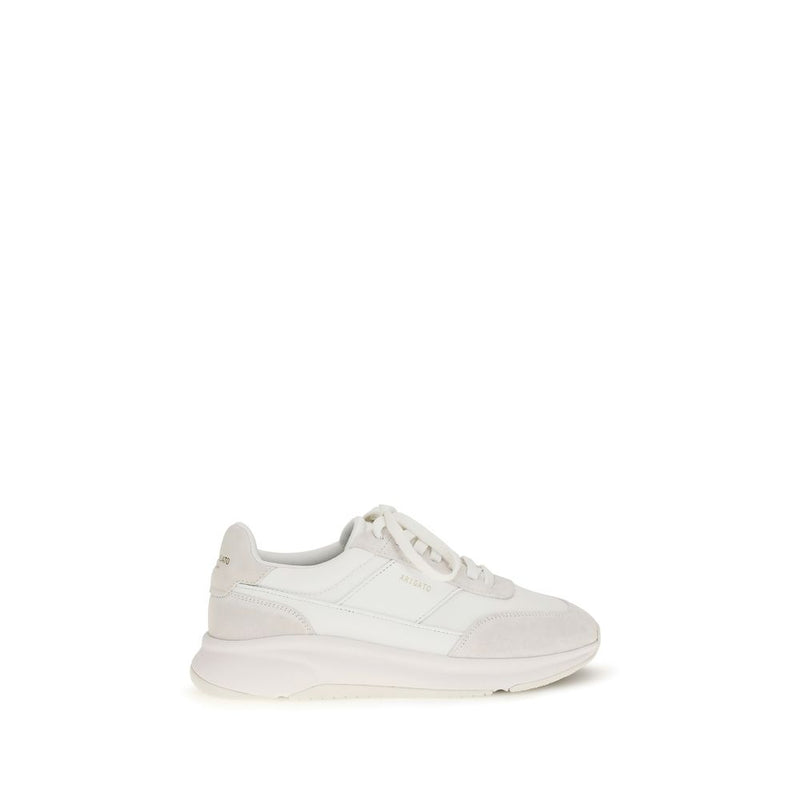 Axel Arigato White Calf Leather Bos Taurus Athletic Sneakers