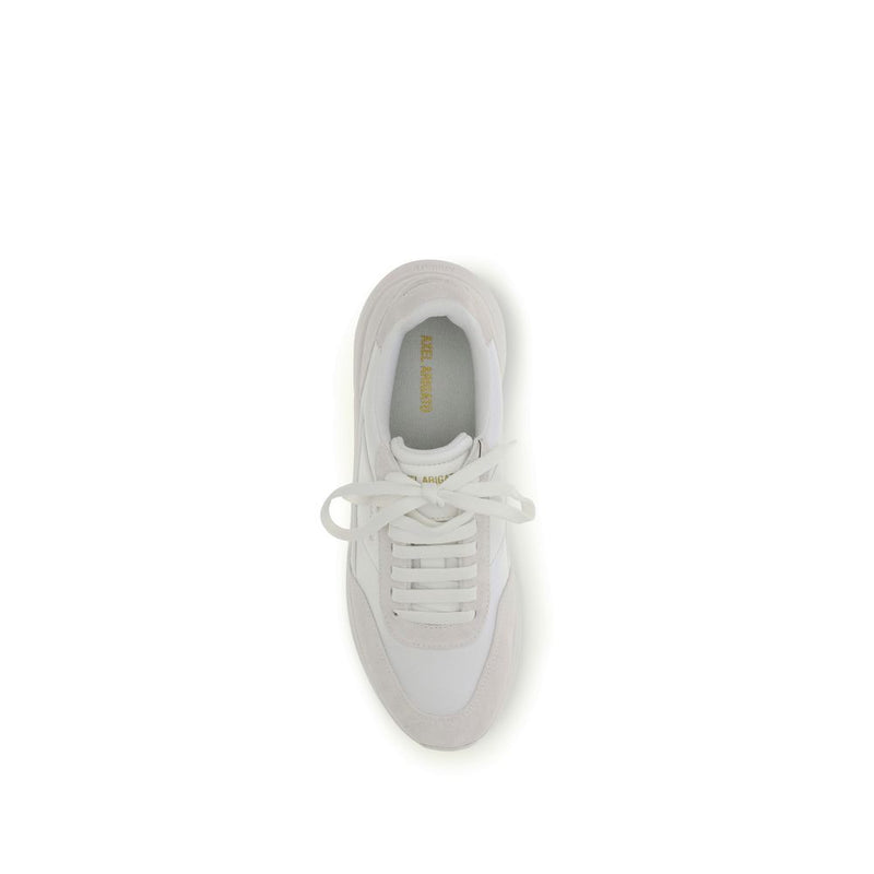 Axel Arigato White Calf Leather Bos Taurus Athletic Sneakers