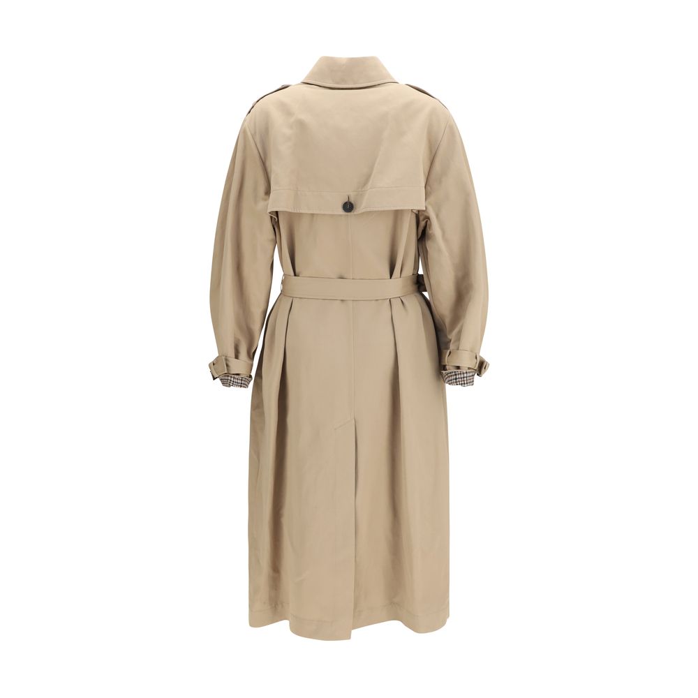 Brunello Cucinelli Beige Cotton Coat