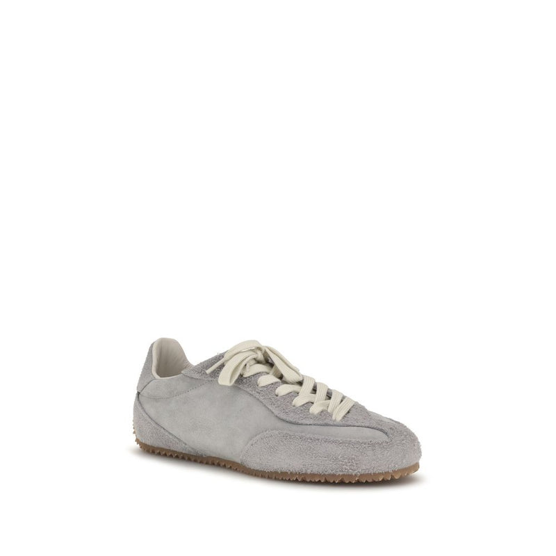 Axel Arigato Gray Calf Leather Bos Taurus Low Top Sneakers