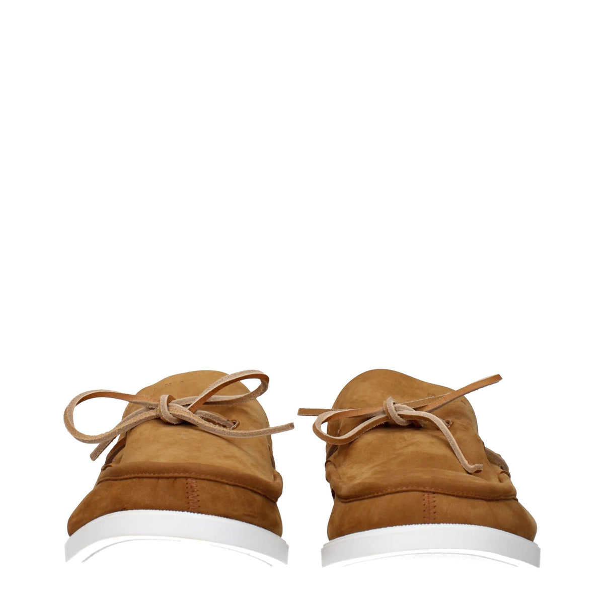 Marni Brown Leather Slip-On Loafers for Men