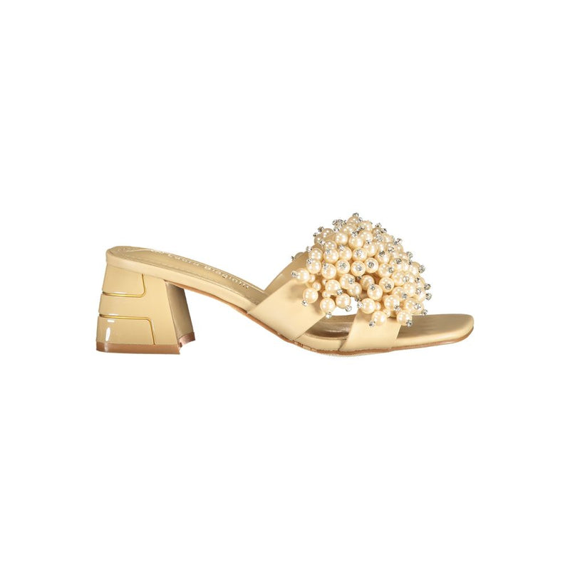 Sandales Femme Beige Laura Biagiotti en Polyuréthane