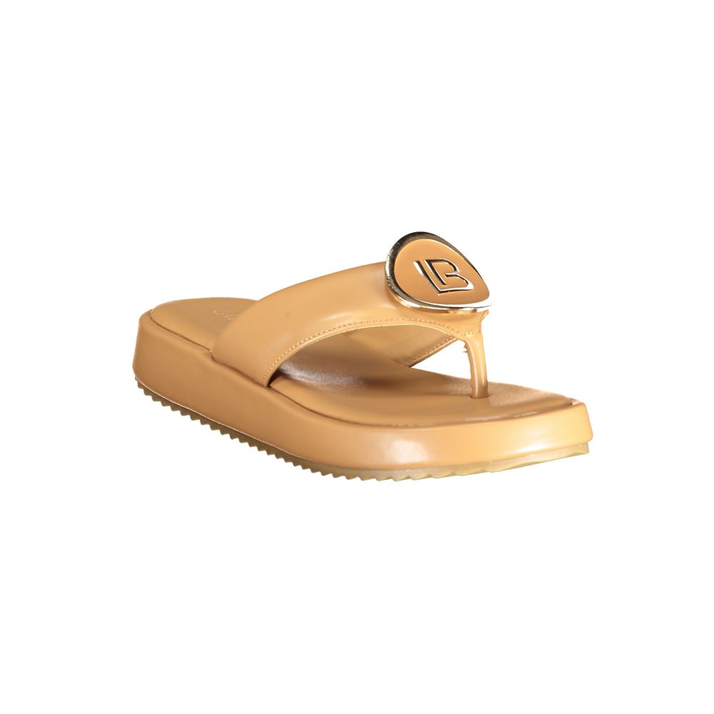 Sandales Femme Beige Polyuréthane Laura Biagiotti