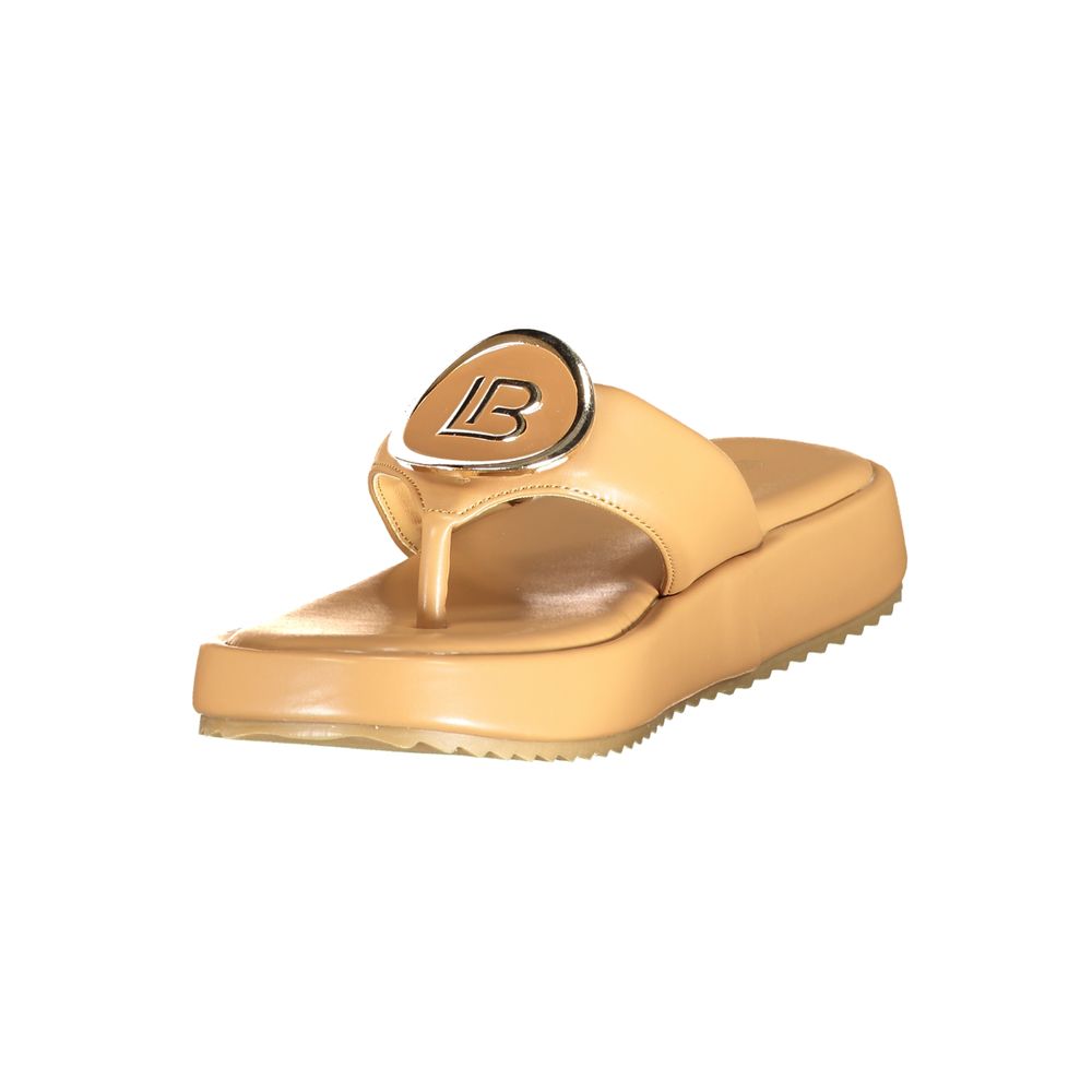 Sandales Femme Beige Polyuréthane Laura Biagiotti