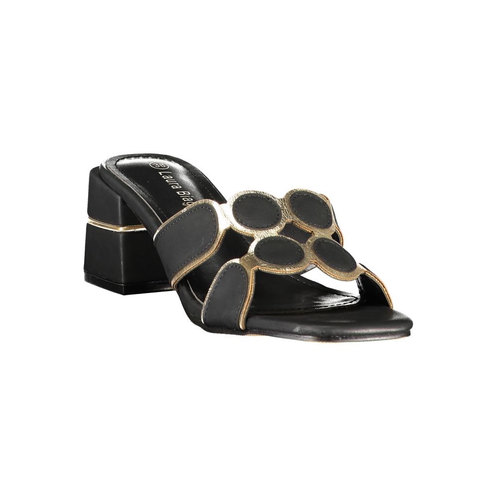 Sandales Femme Laura Biagiotti en Polyuréthane Noir