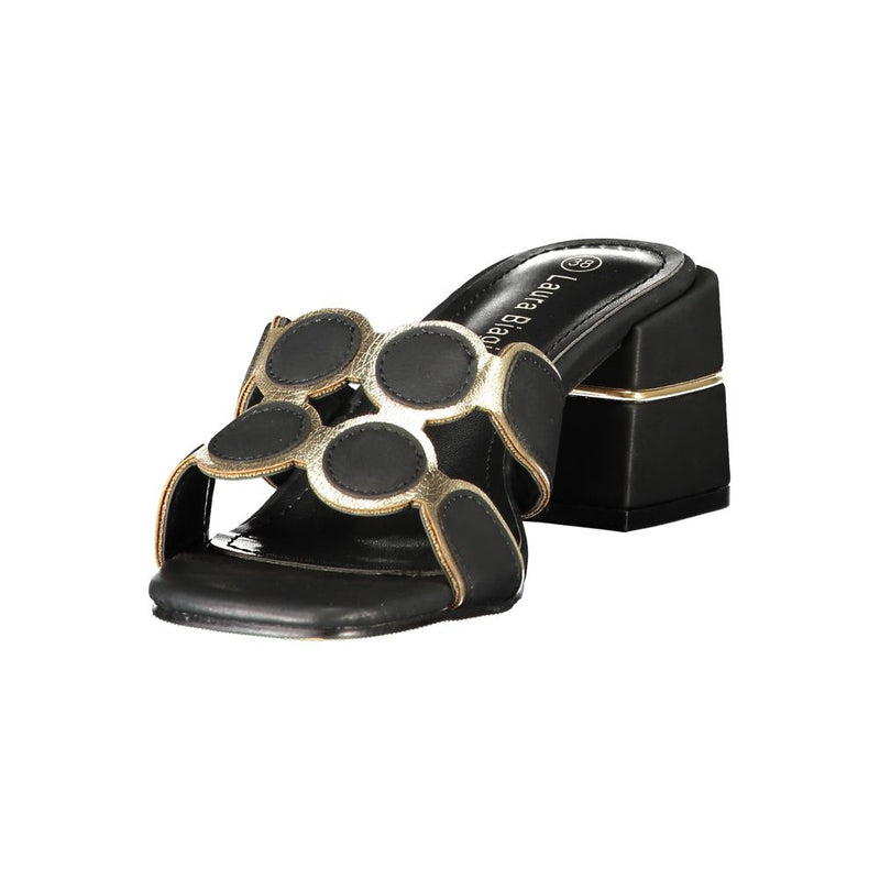 Sandales Femme Laura Biagiotti en Polyuréthane Noir