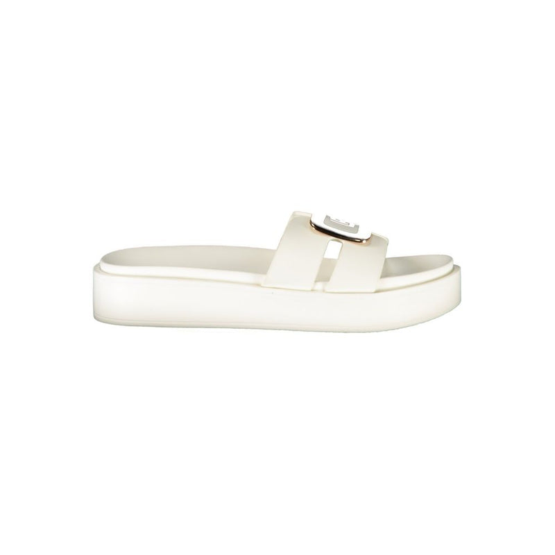 Laura Biagiotti Bianco Polyurethane Women's Sandal